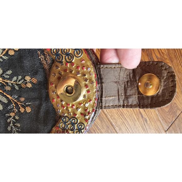 Vintage Mary Frances Egyptian Tapestry Purse Beaded Handbag Numbered - Picture 10 of 16